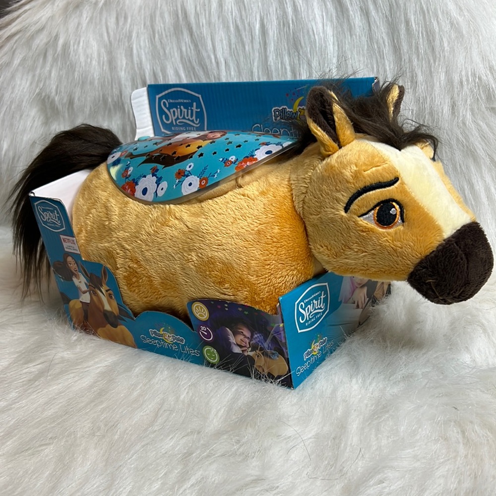 Spirit Riding Free Plush Horse Toy - Yellow and Brown